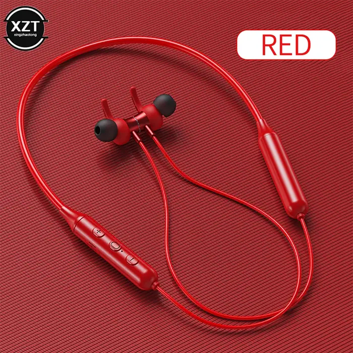 Écouteurs magnétiques sans fil Bluetooth 5.0, casque de course, écouteurs de sport étanches IPX5, réduction du bruit, téléphone de sauna