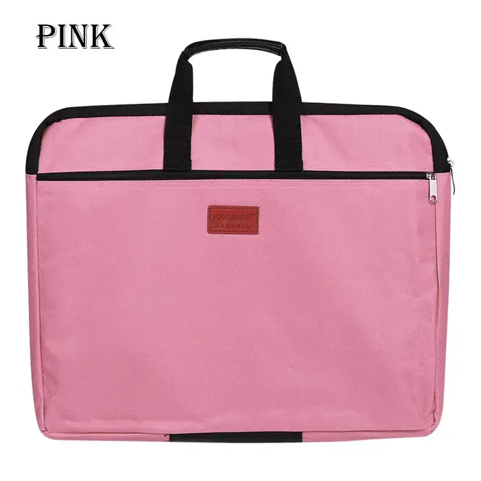 Sac à Main en Toile Durable à Double Couche pour Documents A4, Porte-Documents de Grande Capacité, a