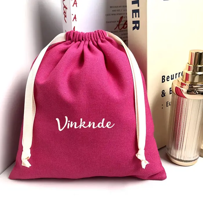 Sac à cordon en coton biologique avec Logo personnalisé