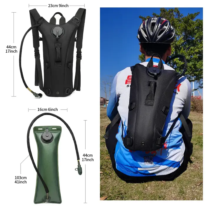 Sac à dos Camel durable équipé d'une vessie d'eau étanche de 3 L