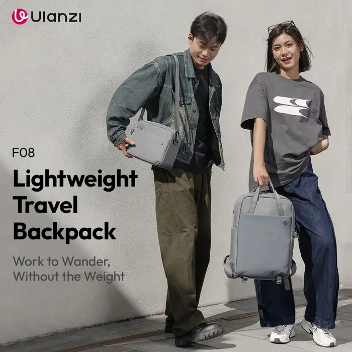 Ulanzi-Sac à dos de voyage étanche léger F08