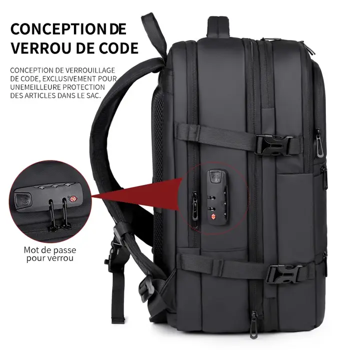 Sac à dos pour homme pour les voyages d'affaires