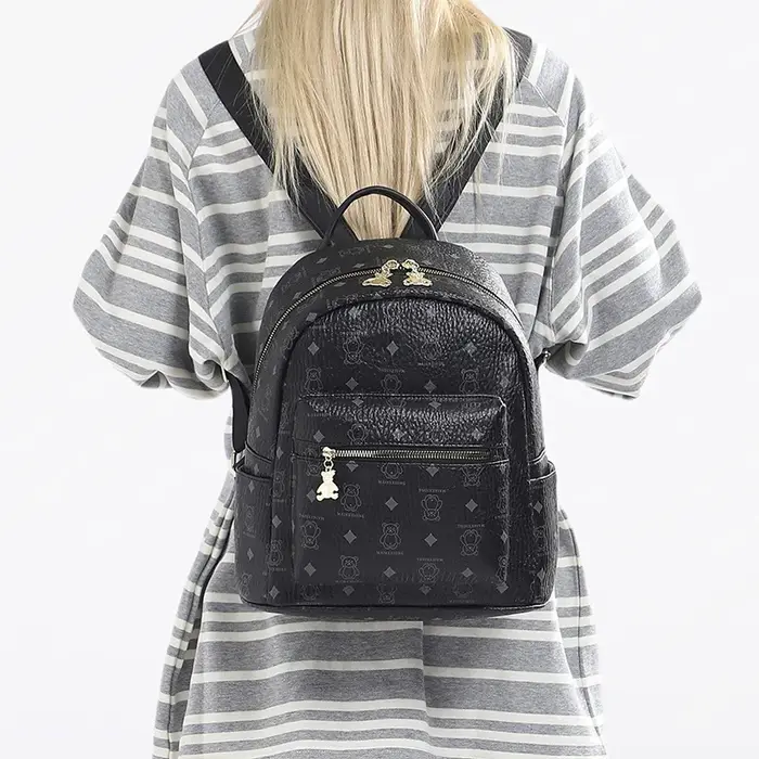 Sac à dos tendance à carreaux Fat Bear pour femme