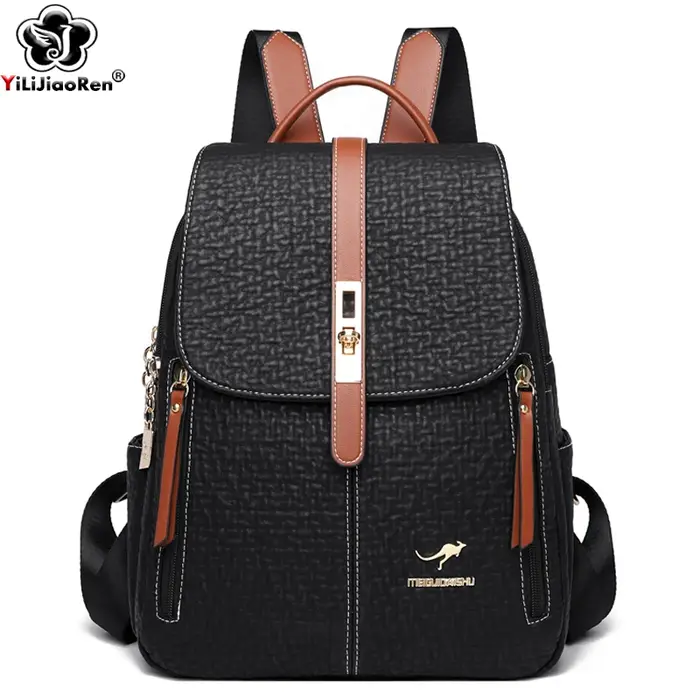 Sacs à dos de mode femme sac à dos en cuir de haute qualité pour femmes