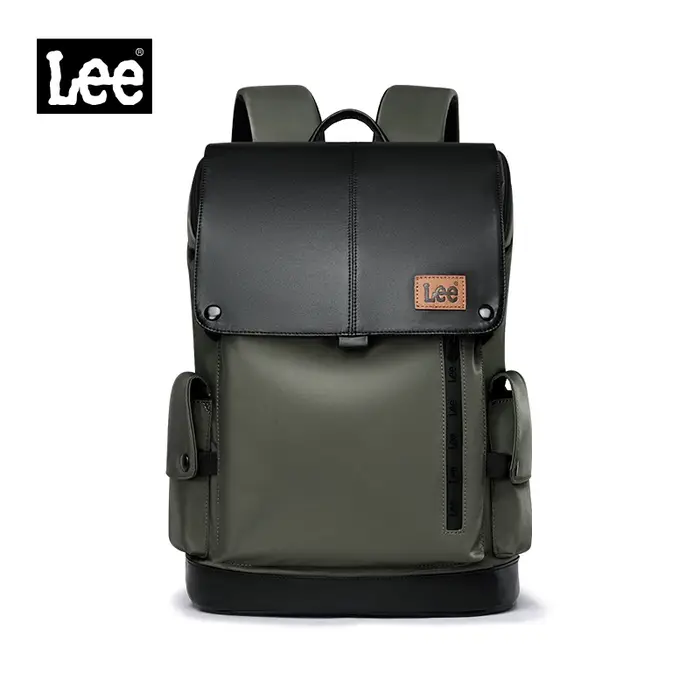 LEE nouveau Style coréen sac à dos en cuir à rabat femmes hommes grande capacité affaires banlieue voyage sac à dos acheter ordinateur portable école livre sac