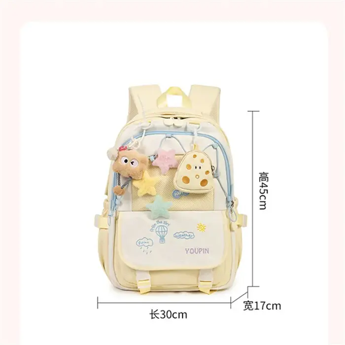 3 pièces/ensembles sacs d'école en Nylon pour adolescentes Kawaii femmes