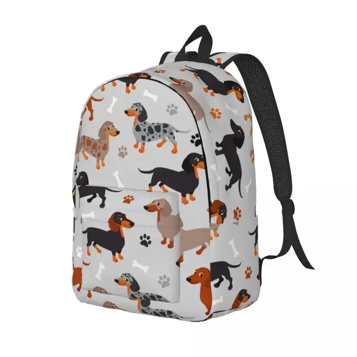 Sac à dos teckel pour garçons et filles, cartable d'école pour enfants, sac à dos primaire alth, sac