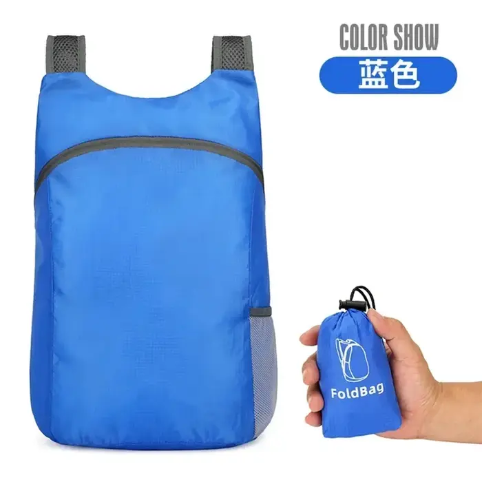 Sac à dos léger pliable ultraléger pour l'extérieur, sac de voyage pour femmes et hommes, sac de spo