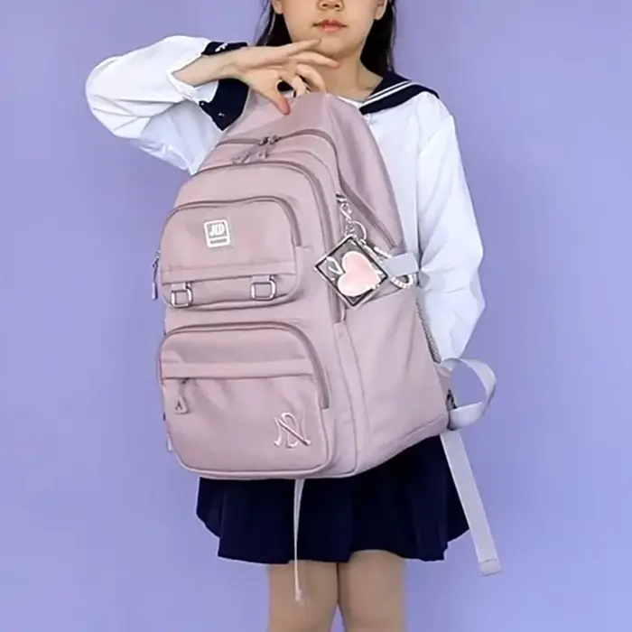 Fille sac d'école sac à dos sac à dos pour adolescent femmes enfants femme rose cartable primaire haute sac à dos