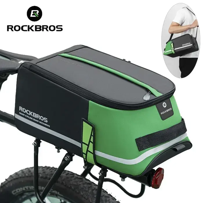 ROCKBROS sac de vélo 2 en 1 voyage photographie sport Fitness sac à bandoulière PU coffre