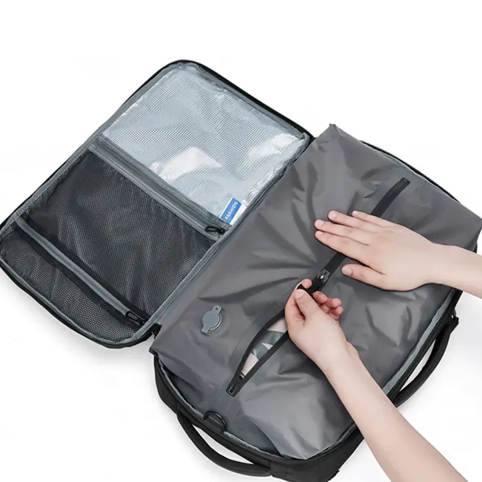 Voyage hommes compression sous vide sac à dos affaires 16 pouces sac à dos pour ordinateur portable