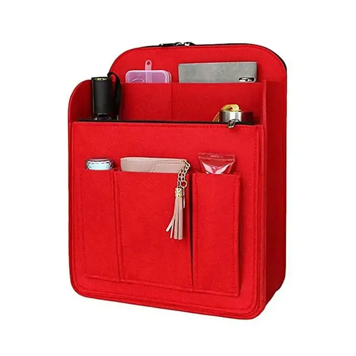Nouveau sac intérieur multi-poches pour sac à dos, grande capacité, sac de rangement portable en feutre pour voyage, organisateur pour Longchamp