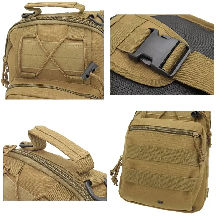 Sac à dos de poitrine militaire pour homme