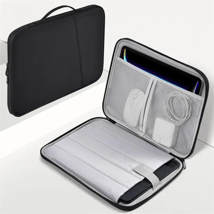 Sac pour ordinateur portable de 11 et 13 pouces avec poche avant pour ranger la batterie, la souris,
