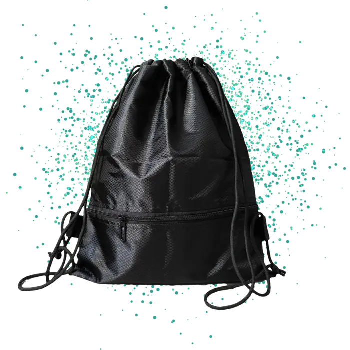 Sac à dos à cordon de serrage super stylé pour hommes et femmes, léger, décontracté, pour un usage q