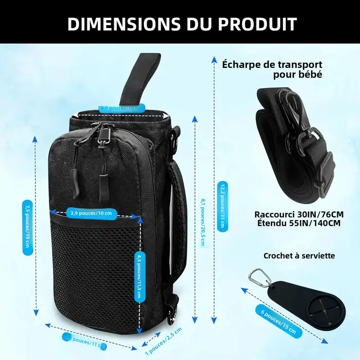 Sac de sport magnétique pour hommes et femmes