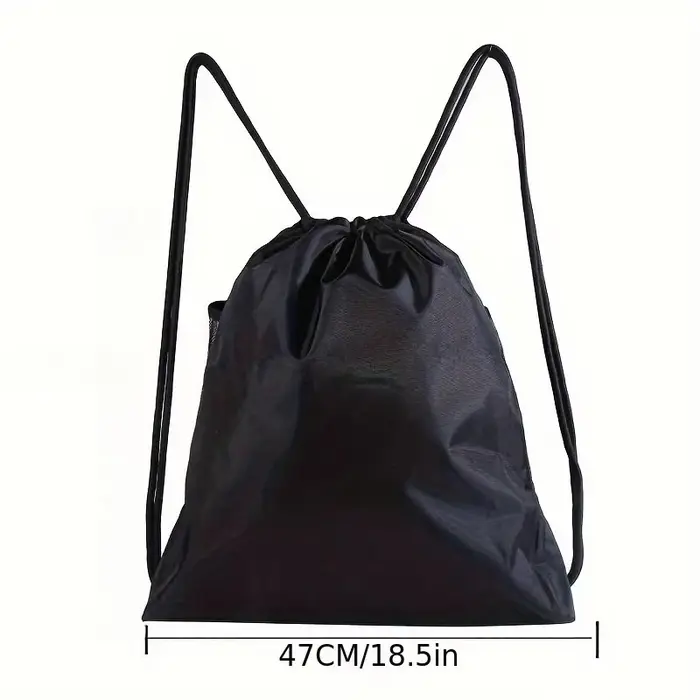 Sac à dos portable à cordon de serrage en maille pour ballons de basketball