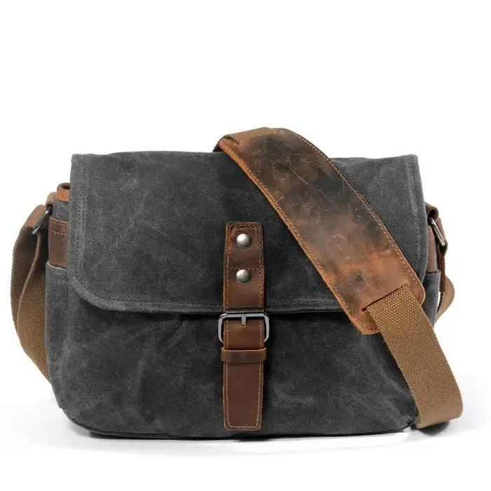 Sac à bandoulière vintage pour appareil photo reflex numérique