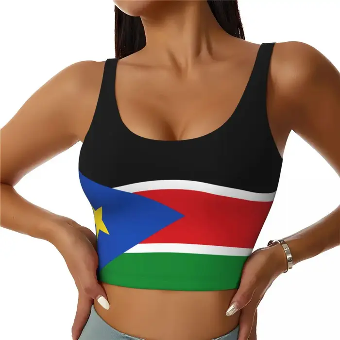 Gilet de sport pour femmes, imprimé drapeau du sud du sud, activités, gilet de Yoga, d'entraînement,