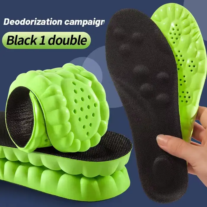 Semelle intérieure de Sport 4D, chaussures Super douces, coussinets de semelles pour pieds, paniers