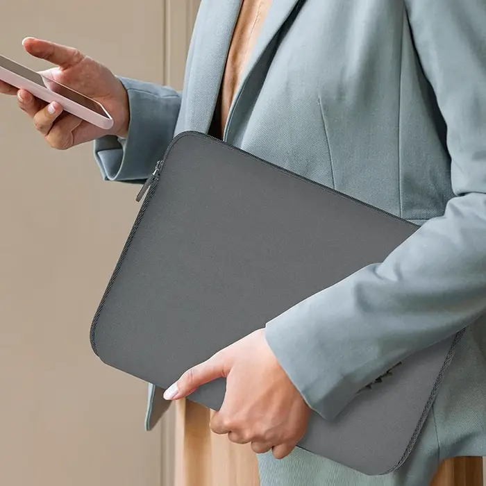 Sac pour ordinateur portable, pochette de transport légère pour ordinateur portable 13/14/15/15.6 pouces, pour Macbook, pour le bureau, l'école et les déplacements