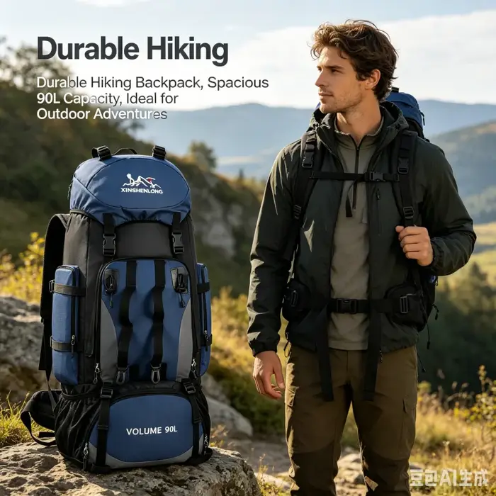 Grand sac à dos de voyage 90L