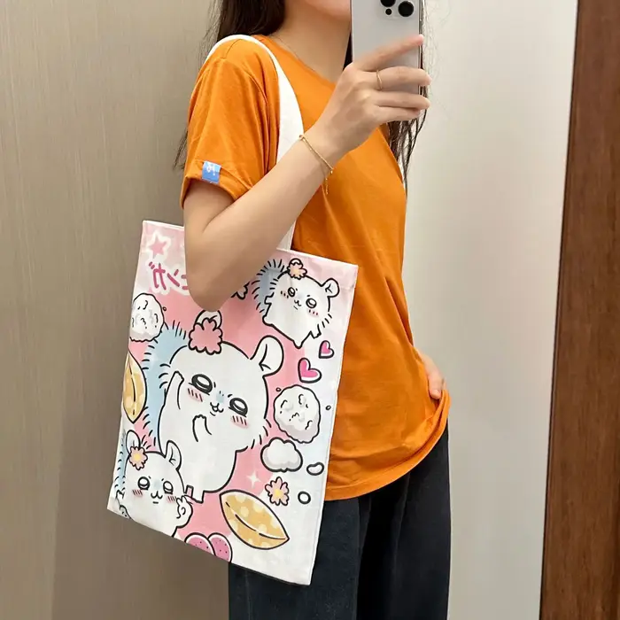 Sac en toile de dessin animé Chiikawa