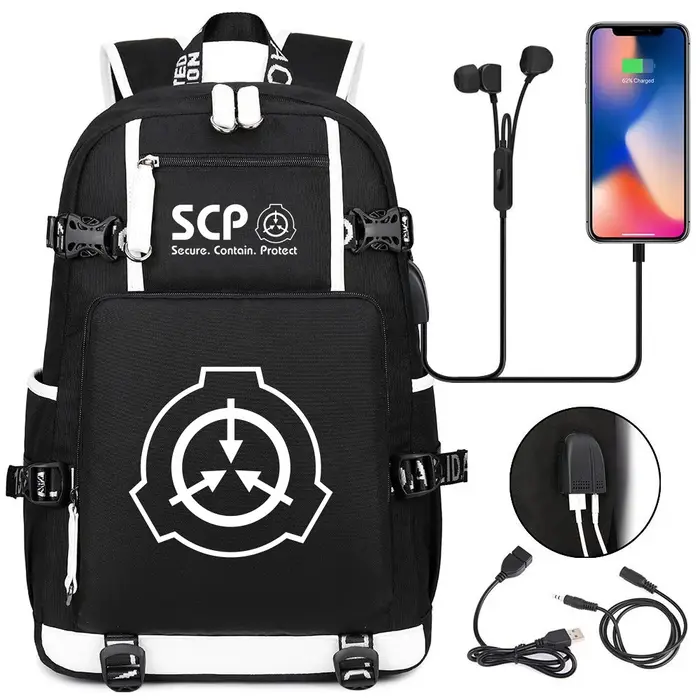 Sac à dos SCP Foundation Cartable noir