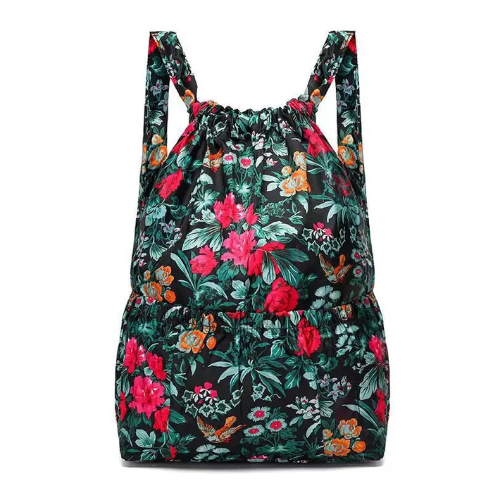 Sac à dos léger en nylon imperméable pour femme