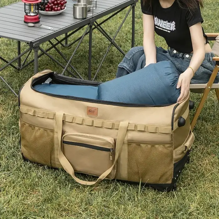 Sac à dos de chariot d'extérieur de grande capacité de 130l
