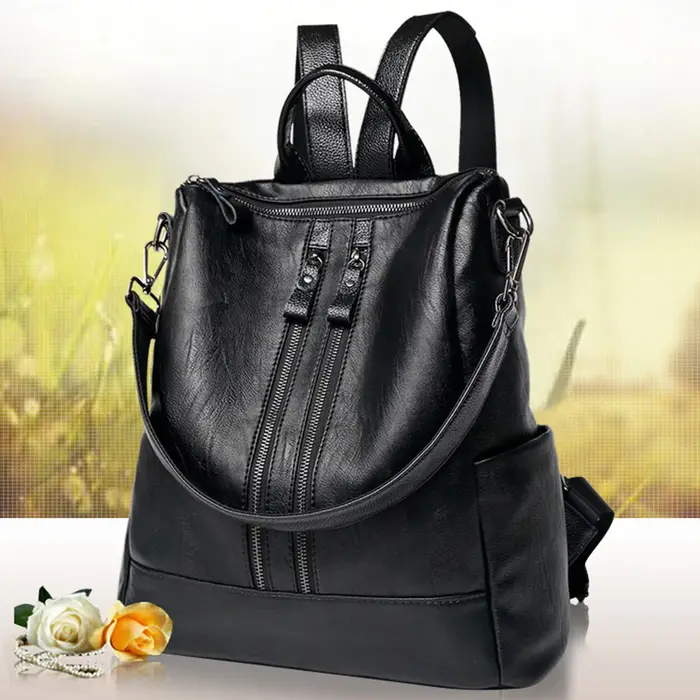 Sacs à dos souples pour femmes nouveau sac à dos en cuir artificiel PU