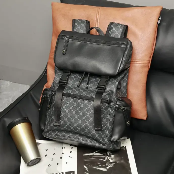 Sac à dos imprimé floral pour hommes, sac à dos de voyage de grande capacité, sacs à dos de marque d