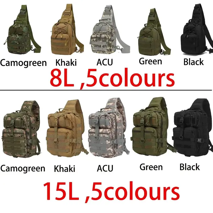 Sac tactique d'extérieur 8L/15L