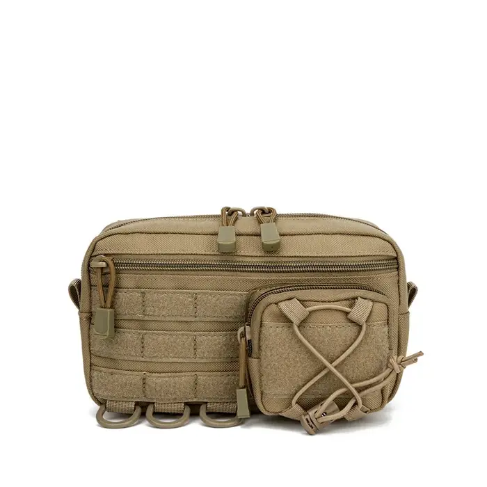 Pochette Molle EDC 1000D, sac organisateur modulaire horizontal, sac banane pour outils d'extérieur,