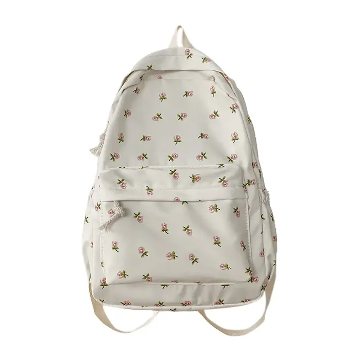 Sac à Dos en Nylon Simple et Frais de Grande Capacité