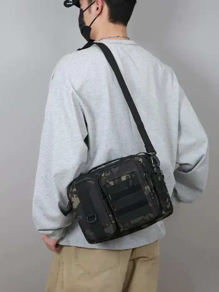 Sac à bandoulière multi-poches pour homme