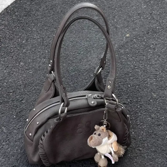 Sac à main de niche coréenne en cuir souple, sac à main polyvalent à la mode