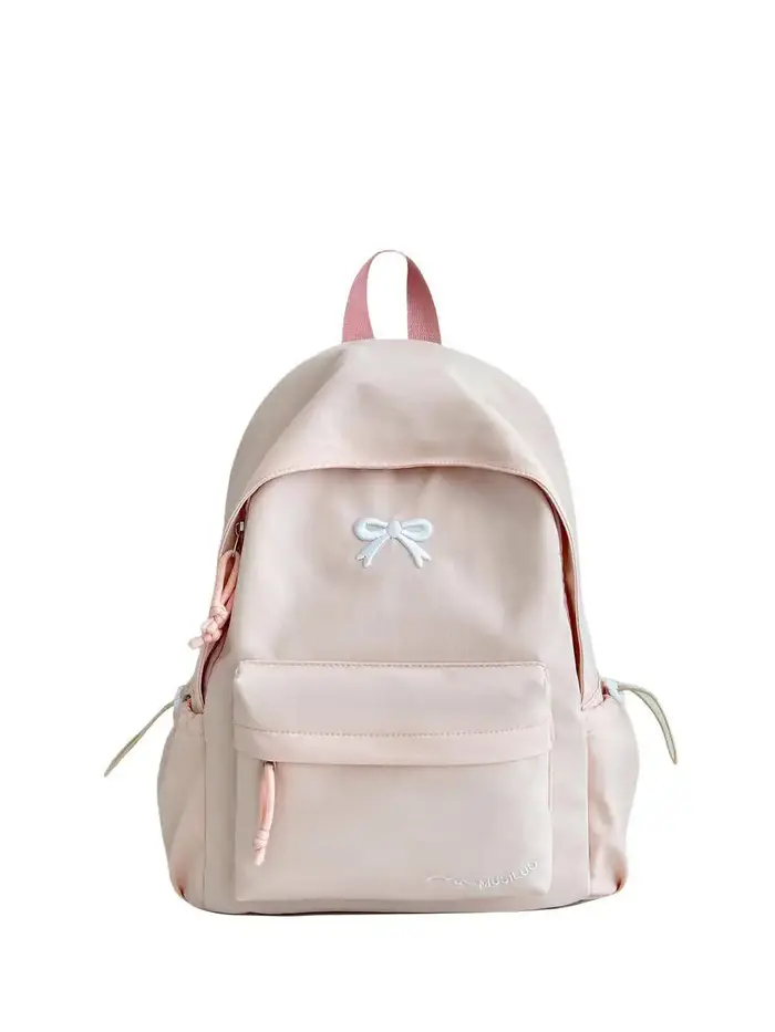 Nouveau sac à dos brodé élégant Style coréen japonais mignon sac d'école décontracté pour filles étu