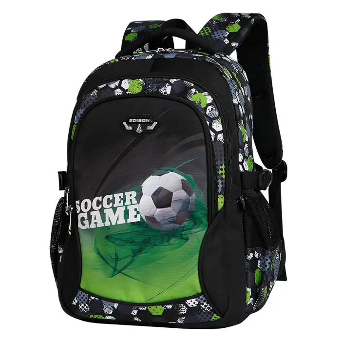 Sacs à dos à motif de football pour enfants