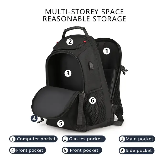 Sac à dos pour hommes, sac à dos de randonnée universel