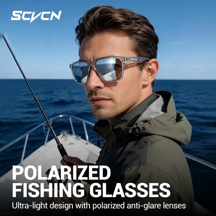 Lunettes de soleil polarisées SCVCN pour homme