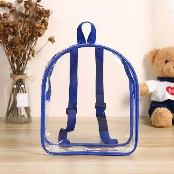 Sac à dos transparent en PVC pour enfants