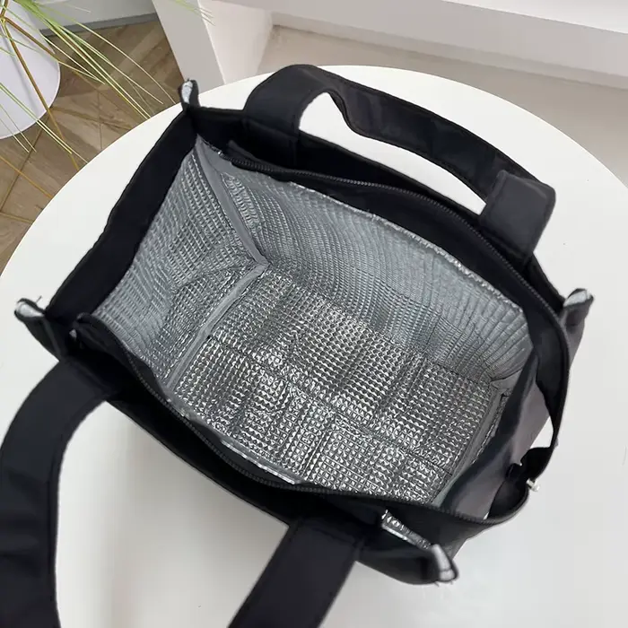 Sac à déjeuner de grande capacité avec isolation en papier d'aluminium pour le travail