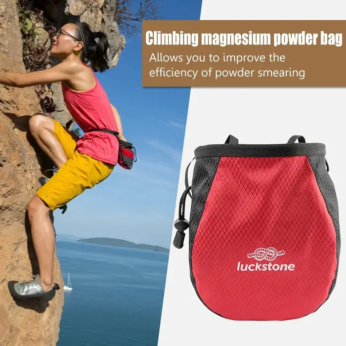 Sac de craie étanche réglable, stockage, escalade, poudre de magnésium, randonnée, escalade, paquet,