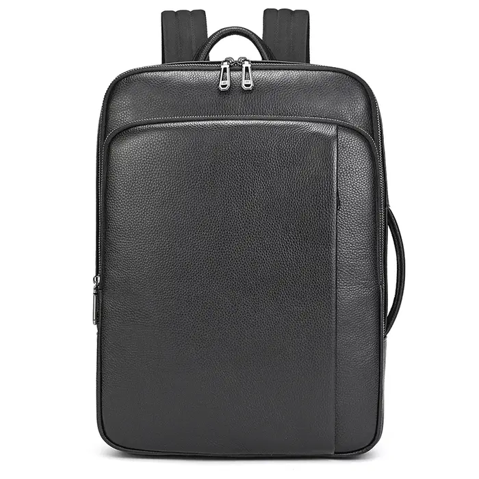 Luufan – sac à dos d'affaires en cuir véritable pour hommes