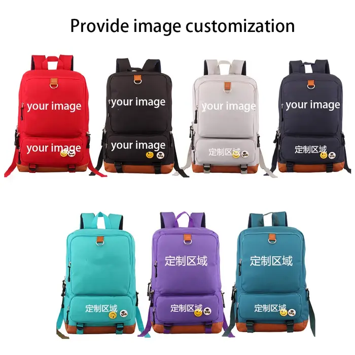 Sac à dos unisexe personnalisé avec motif imprimé d'anime