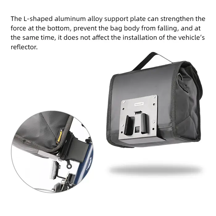 Sac de guidon de vélo pliant