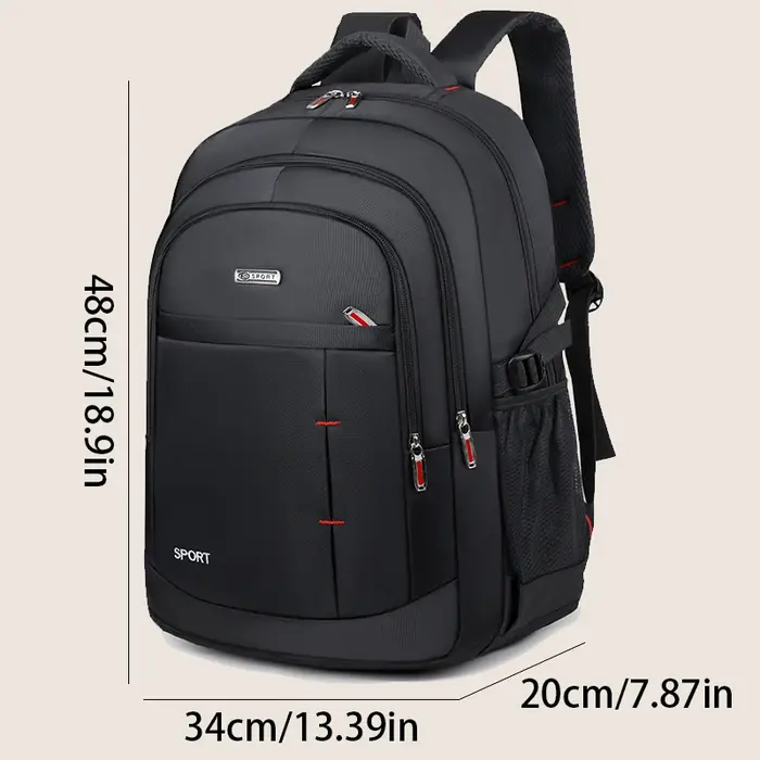 Sac à dos pour ordinateur portable grande capacité - Sac à dos unisexe durable