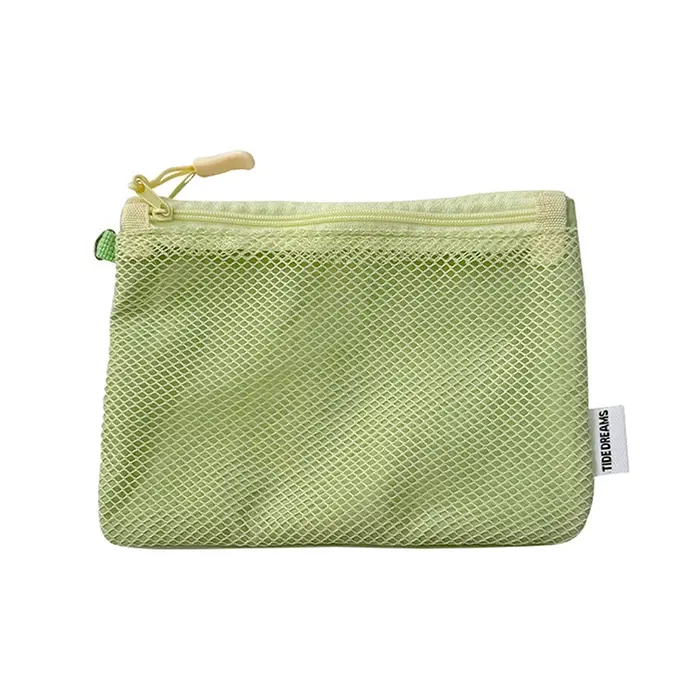 Sacs de rangement de maquillage de voyage, nouveau porte-monnaie en maille, Mini sac Portable Simple