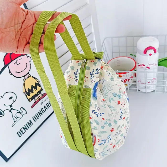 Sac de courses pliable imprimé style japonais